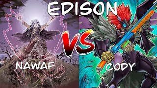 Yugioh Diva Zombies vs Vayu Turbo Edison Format Gameplay at Card Addiction [upl. by Glynias523]