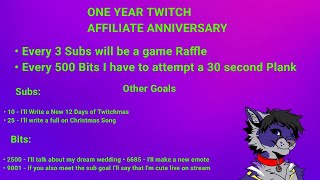 Boet has been a Twitch affiliate for one year 11102024 [upl. by Lorita567]