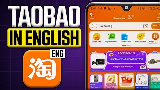 How to Change Taobao to English 2024 [upl. by Meggy542]