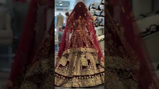 Rad lehenga designs Amar shop har prakar ke lehenge uplabdh hai 1million wedding viralvideo vr [upl. by Hoye320]