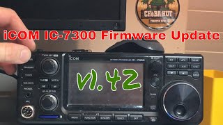 iCom IC7300 142 Firmware Christmas update [upl. by Daenis]