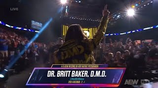 DR BRITT BAKER ENTRANCE DYNAMITE 021024 [upl. by Yreved140]