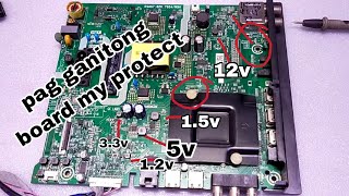 devant hisense smart board voltages all test point amp protection [upl. by Melville]