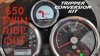 Royal Enfield Tripper Navigation Kit for Interceptor 650 [upl. by Lehctim297]