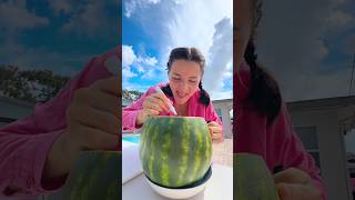 Raju made a fake watermelon for Champ😱😘short funny funnyvideo [upl. by Julissa]