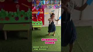 Dussehra day celebration at Green Sprogs International Preschool enjoyable moments [upl. by Acirtal263]