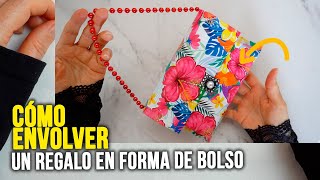 DIY Regalo con forma de bolso y asa en perlas para mujer [upl. by Jepum]