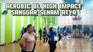 AEROBIC HIGH IMPACT  AEROBIC PEMULA  sanggarsenamatya8917 [upl. by Ahseid847]