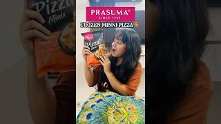 Prasuma’s Frozen Pizza Minis 🍕🤩 Honest Review frozenfood prasuma youtubeshorts [upl. by Arimak]