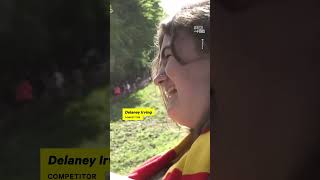 Woman Wins Cheese Rolling Race After Falling Unconscious [upl. by Butterfield]