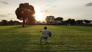 Playing Guitar At The Park  Mogabi V3 Acoustic Electric Guitar [upl. by Drhcir]