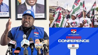 NPP PRESS CONFERENCE To Address National Issues Going On in Ghana [upl. by Htebzile]