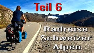 Radreise Schweizer Alpen 6 immer noch Rhoneradweg  Furkapass [upl. by Grosmark]