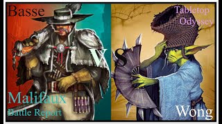 Malifaux Battle Odyssey  Basse vs Wong  Tabletop Odyssey [upl. by Irra45]