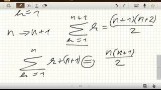 Beweis der Gauss Summenformel Prinzip der Vollständigen Induktion [upl. by Diba243]