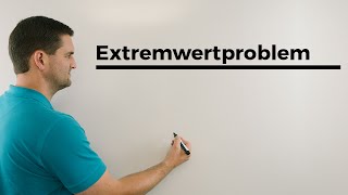 Extremwertproblem ohne Ableitung  Mathe by Daniel Jung [upl. by Zirkle447]