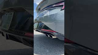 2021 Elantra N Line Stock Exhaust Sound [upl. by Saberio5]