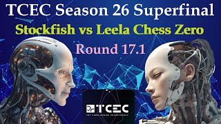 TCEC Season 26  Superfinal  LC Zero 031dag5350a2e vs Stockfish dev20240513  Round 171 [upl. by Wernda]