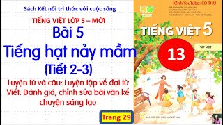 Bài 5 Tiếng hạt nảy mầm tiết 23 Luyện từ và câu Luyện tập về đại từTiếng Việt 513 [upl. by Geanine954]