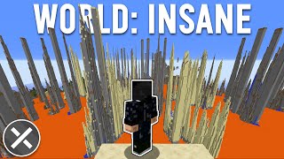 Can You ACTUALLY Survive Minecrafts Crazy Worldtype [upl. by Ariajay]