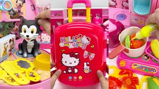 Satisfying with Unboxing amp Review Mini Kitchen Set Toys Cooking Video Compilation  ASMR Toy Review [upl. by As]