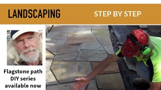 Revamp Your Entry Build A Flagstone Path  Steps amp Timber Bench [upl. by Ermey]