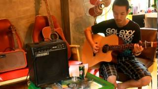 Review QTE Acoustic Guitar Cutaway [upl. by Aiciruam]