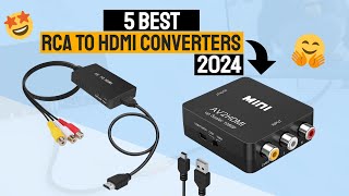 Best RCA To HDMI Converter In 2024  Top 5 RCA To HDMI Converters Review [upl. by Naget]