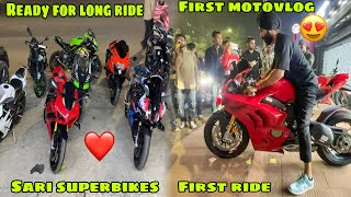 Pehla MotoVlog apni Ducati par 😍 or 7 Lakh ka exhaust laga diya bina chalaye 🔥 Long Ride k lye Ready [upl. by Ceciley]