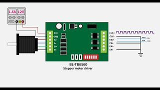 How to control a stepper motor using TB6560 motor driver [upl. by Atis]