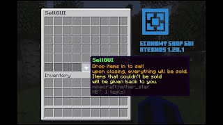 HOW TO ADD ECONOMYSHOPGUI TO YOUR ATERNOS SERVER IN TWO MINUTES 1201 [upl. by Mackie]