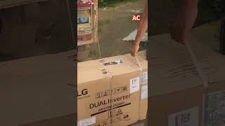 Air condition Ac Delivery openbox  airconditioner ac openbox delhivery onlineshopping [upl. by Oecile531]