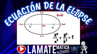 quot ECUACIÓN CANÓNICA DE LA ELIPSE CON VÉRTICE EN EL ORIGENquot [upl. by Karlee310]