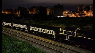 Comboio de Natal Porto  Ermesinde Christmas Train [upl. by Ettereve]