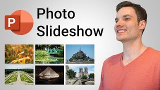 How to make PowerPoint Photo Slideshow [upl. by Almire]