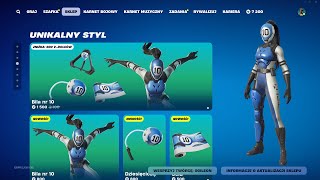 SKLEP FORTNITE 8112024 NOWY SKIN BILA NR 10 ŚWIATOWE FNCS 2024 IKONOWE EMOTKI DYNAMO [upl. by Macfadyn]