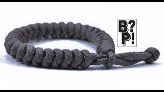 Make the quotSnake Knotquot Paracord Bracelet w Mad Max Style Closure  BoredParacordcom [upl. by Currie]