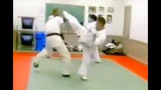 Enshin Karate SF Tomiyama vs Mike [upl. by Reyam952]