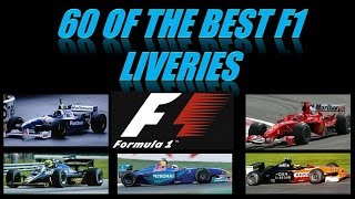 60 of the Best F1 Liveries [upl. by Lunn]