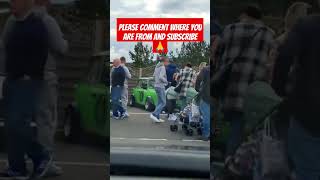 Car show crowd rally racing automobile car bike automotive classic instacars leaving [upl. by Aivyls]