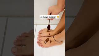 Permanent Feet Dirt amp Tanning Removal Pack  Fair Feet in 5mins shorts viral trending skincare [upl. by Colman]