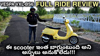 Vespa VXL 125BS6 Full ride review amp REASONS TO BUY Must watch video before you buy [upl. by Syah]