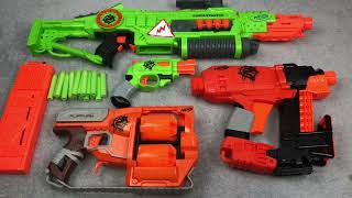 Nerf Zombie Strike Toy Guns Blasters Box of Toys [upl. by Alexei823]