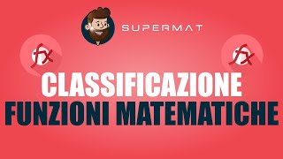 Classificazione delle FUNZIONI MATEMATICHE Esempi Algebriche e Trascendenti [upl. by Yelwar]