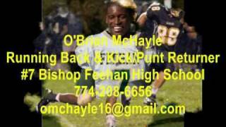 Bishop Feehan Running Back OBrian McHayle [upl. by Luckin]