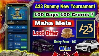 New Earning App ✅  Paise Kamane Wala App  Online Paise kaise kamaye  A23 Rummy [upl. by Marsland170]