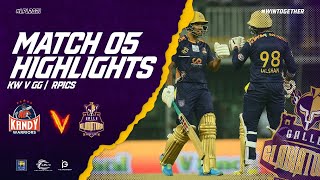 Match 05  Galle Gladiators vs Kandy Warriors  Full Match Highlights LPL 2021 [upl. by Frierson]