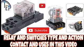 What is Relay in Electrical and Electronics Circuits in Hindi  Relay Working  Relay Contacts [upl. by Neeruam]