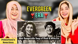 Top 100 Most Recognizable Songs of Black amp White Era  PAKISTAN REACTION [upl. by Chae]