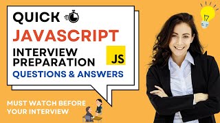 JAVASCRIPT INTERVIEW QUESTIONS AND ANSWERS  QUICK JAVASCRIPT BASICS  JAVASCRIPT FOR BEGINNERS [upl. by Wanids566]